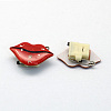 Kid's Lip Plastic Led Brooches JEWB-R005-38-4
