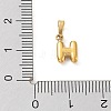 316L Surgical Stainless Steel Charms STAS-G315-01G-H-3