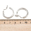 Brass Clip-on Earring Findings KK-F921-08B-P-3