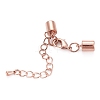 Brass Chain Extender KK-L089-03RG-NF-2