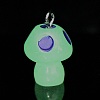 Spray Painted Luminous Resin Pendants RESI-A017-05F-1