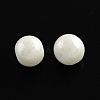 Spray Painted Glass Round Bead Strands LS-DGLA-Q015-8mm-01-1