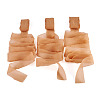 3 Rolls Frayed Polyester Ribbon OCOR-TA0002-97E-4