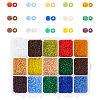 12/0 Grade A Transparent Glass Seed Beads SEED-PH0012-28-2mm-1