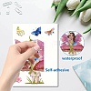 CRASPIRE 2 Sets 2 Styles Rectangle PVC Waterproof Wall Stickers DIY-CP0009-58-3