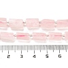 Natural Rose Quartz Beads Strands G-G068-A23-01-5