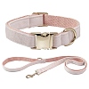Adjustable Polyester Dog Collars & Leash Set PW-WG23436-09-1