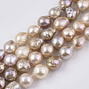 Natural Baroque Pearl Keshi Pearl Beads Strands PEAR-Q015-020-1
