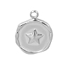 304 Stainless Steel Pendants PW-WGDA2A0-01-1