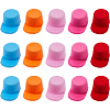 15Pcs 5 Colors EVA Craft Doll Hat DOLL-FH0001-06B-1