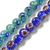 Handmade Lampwork Beads Strands LAMP-H001-02-5