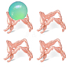 Alloy Crystal Ball Holders ODIS-WH0007-59B-RG-1