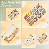 18 Grids Rectangle Wood Covered with Velvet Jewelry Trinket Display Trays AJEW-WH20054-062H-01-5