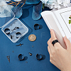 Unicraftale DIY Charms Open Ring Making Kit STAS-UN0049-64-4