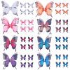 80Pcs 8 Colors Artificial 2-Layer Fibre Tulle Ornament Accessories DIY-SC0022-36-1