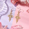 Stainless Steel Dangel Earrings EJEW-JE05771-01-4