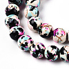 Synthetic Turquoise Dyed Beads Strands G-E594-24C-3