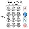 Custom Wall Theme PVC Plastic Clear Stamps DIY-WH0619-0010-2