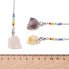 Raw Rough Natural Gemstone Dowsing Pendulums PALLOY-JF05237-4