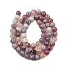 Natural Purple Red Tourmaline  Beads Strands G-N327-02A-01-4