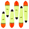 HOBBIESAY 6Pcs 3 Styles EVA Fishing Foam Float Fishing Rig Float AJEW-HY0001-67-1