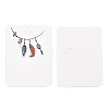 Cardboard Earring Display Cards CDIS-WH0013-05A-2