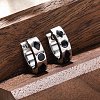 304 Stainless Steel with Enamel Earrings EJEW-M001-20B-P-4