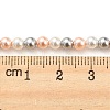 Electroplated Shell Pearl Beads Strands SHEL-F008-03A-04-4