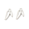 925 Sterling Silver Leaf Charms LS-STER-H112-01-1