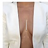 Alloy Crystal Rhinestone Flat Round Double Layer Bikini Sexy Body Chains for Beach Party FS-WG856A8-01-2