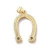 Eco-friendly Brass Micro Pave Cubic Zirconia Pendants KK-D066-04G-RS-4