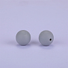 Round Silicone Focal Beads SI-JX0046A-99-5