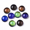 Translucent Glass Cabochons GLAA-T023-03C-01-1