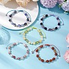 Gemstone Braided Bead Bracelets for Women Girl BJEW-JB11141-2