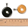 Natural Mixed Gemstone Pendants G-Z097-02P-B-3
