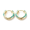Flower Enamel Hoop Earrings LS-EJEW-G290-03G-E-1