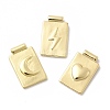 Brass Pendants KK-C137-03G-1