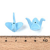 Rack Plating Spray Painted Alloy Beads PALLOY-T091-31C-3