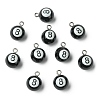 Opaque Resin Pendants RESI-CJC0015-34-8