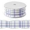 1 Roll Polyester Ruffled Ribbon SRIB-CY0001-14C-6