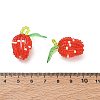 Glass Seed Beaded & Acrylic Pendants GL-CBA84C5-01-3