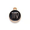 Alloy Enamel Pendants X-ENAM-S124-01A-08B-2