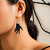 Halloween Cartoon Acrylic Hand Dangle Earrings for Women QK1762-3-1