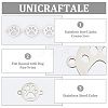 Unicraftale 16Pcs 201 Stainless Steel Links Connectors STAS-UN0056-52-4