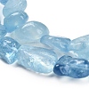 Natural Aquamarine Beads Strands X-G-P568-C13-01-4