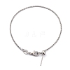 Brass Box Chain Bracelets for Women BJEW-G735-15P-1