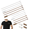 48 Sets 4 Styles Brass Stick Lapel Pins FIND-PH0024-76-1