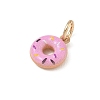 Spray Painted Brass Charms KK-CBAEB58-03A-2