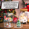 30Pcs Square Transparent PS Plastic Minifigures Display Cases ODIS-GA0001-85-5