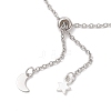 Natural Cultured Freshwater Pearl Slider Bracelets BJEW-JB13239-4